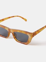 Mint Velvet Yellow Rectangular Sunglasses - Image 4 of 4