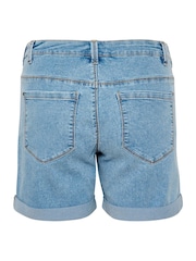 Kaffe Blue Vicky Denim Shorts - Image 6 of 6