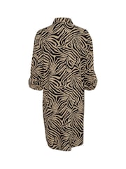 Kaffe Milia Mid Thigh Length Shirt Black Dress - Image 2 of 3