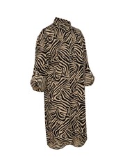 Kaffe Milia Mid Thigh Length Shirt Black Dress - Image 3 of 3