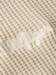 Tommy Hilfiger Brown Graphic Waffle Cardigan - Image 6 of 6