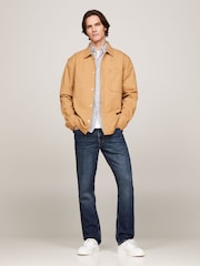 Tommy Hilfiger Brown 100% Cotton Twill Shirt Jacket - Image 1 of 5