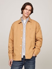 Tommy Hilfiger Brown 100% Cotton Twill Shirt Jacket - Image 3 of 5
