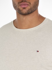Белый - Tommy Hilfiger Slim Fit Core Stretch Crew Neck T-Shirt - Image 3 of 6
