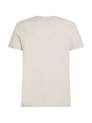 Белый - Tommy Hilfiger Slim Fit Core Stretch Crew Neck T-Shirt - Image 5 of 6