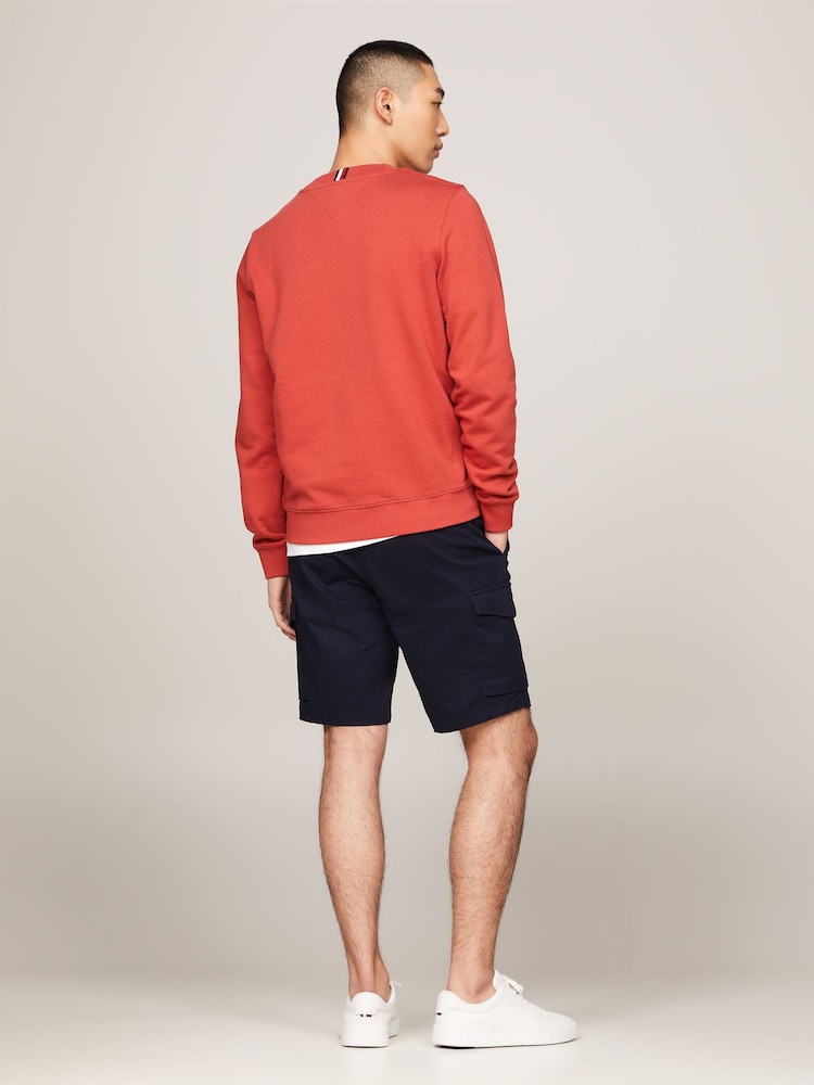 Tommy Hilfiger Red Chainstitch Sweatshirt - Image 2 of 5