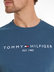 Tommy Hilfiger Dark Blue Logo T-Shirt - Image 3 of 6