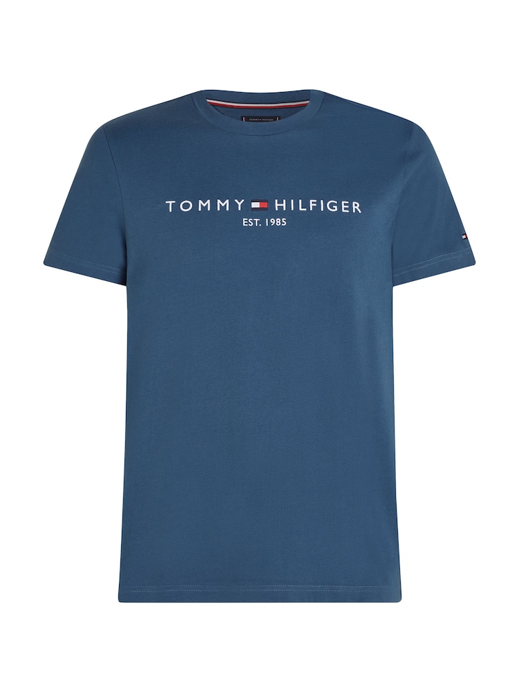 Tommy Hilfiger Dark Blue Logo T-Shirt - Image 4 of 6