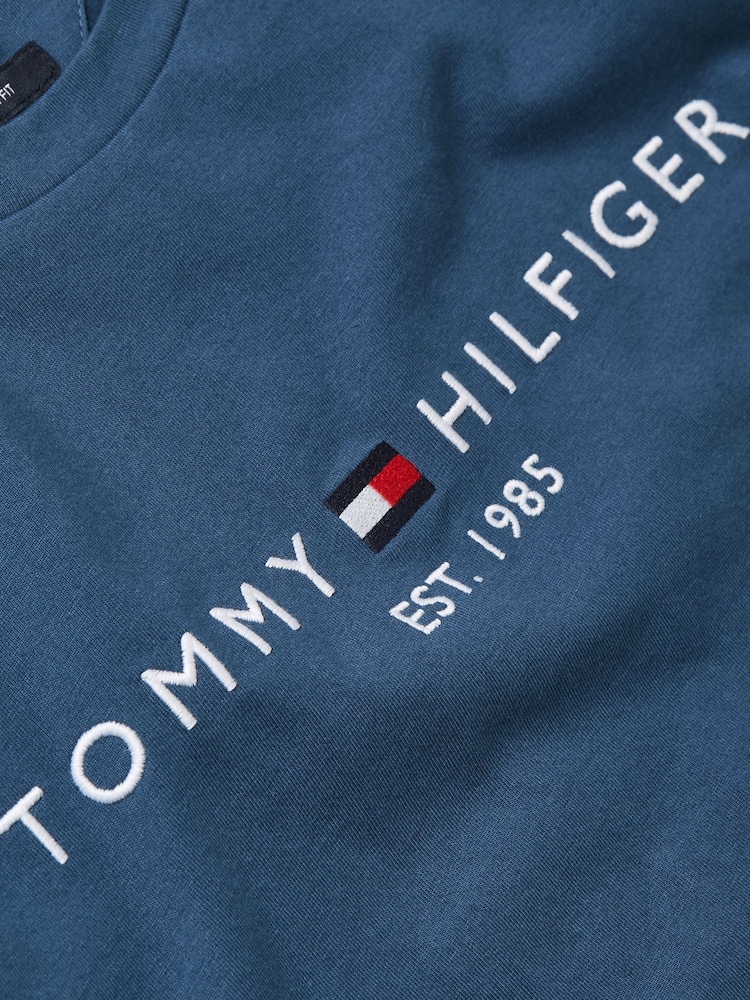 Tommy Hilfiger Dark Blue Logo T-Shirt - Image 6 of 6 Tommy Hilfiger Dark Blue Logo T-Shirt - Image 6 of 6