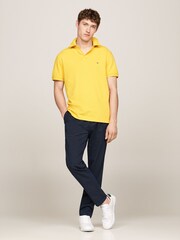 Tommy Hilfiger Light Yellow 1985 Regular Fit Polo Shirt - Image 4 of 5