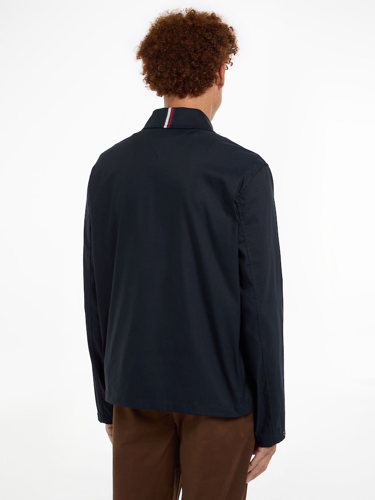 Tommy Hilfiger Blue Technical Shacket - Image 2 of 6 Tommy Hilfiger Blue Technical Shacket - Image 2 of 6