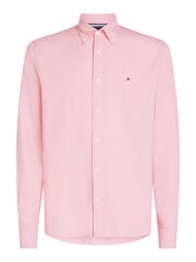 Tommy Hilfiger Pink Solid Heritage Oxford Shirt - Image 5 of 5