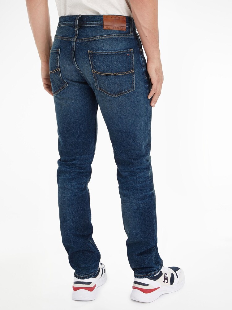 Tommy Hilfiger Blue Denton Straight Jeans - Image 2 of 6 Tommy Hilfiger Blue Denton Straight Jeans - Image 2 of 6