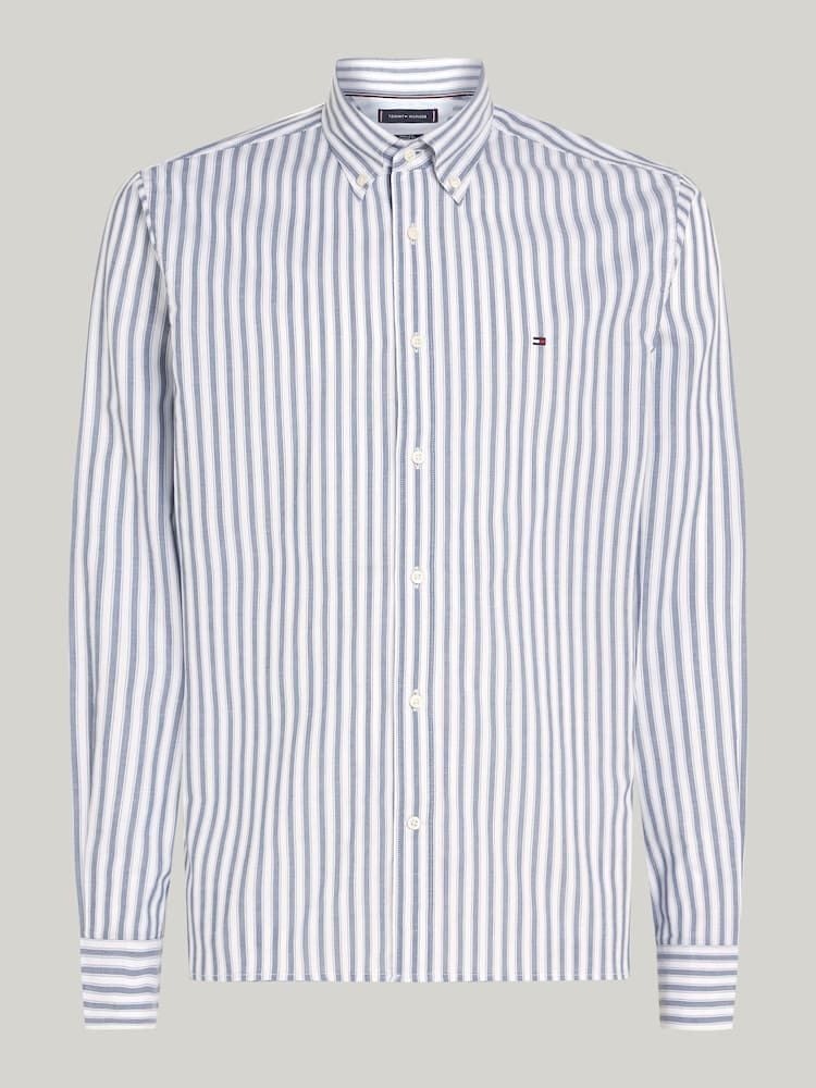 Tommy Hilfiger Blue Soft Poplin Shirt - Image 4 of 4