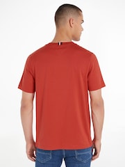 Tommy Hilfiger Red Chainstitch 100% Cotton T-Shirt - Image 2 of 6