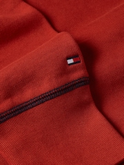 Tommy Hilfiger Red Monotype Stitching Hoodie - Image 6 of 6