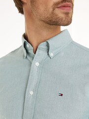 Tommy Hilfiger Green Regular Fit Oxford Shirt - Image 3 of 6