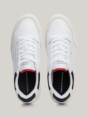 Tommy Hilfiger White Basket Core Mix Essential Trainers - Image 5 of 7