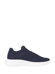 Blau - Tommy Hilfiger Modern Knit Evo Essential Runner Trainers - Bild 1 von 5