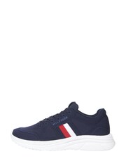 Blau - Tommy Hilfiger Modern Knit Evo Essential Runner Trainers - Bild 2 von 5