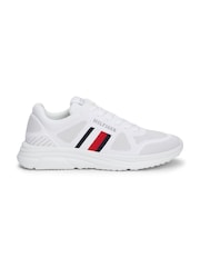 Tommy Hilfiger White Modern Knit Evo Essential Runner Trainers - Image 4 of 6
