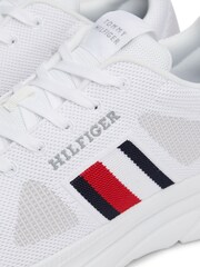 Tommy Hilfiger White Modern Knit Evo Essential Runner Trainers - Image 5 of 6