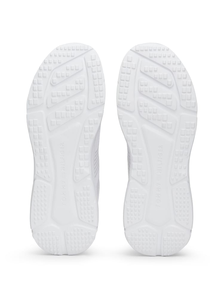 Tommy Hilfiger White Modern Knit Evo Essential Runner Trainers - Image 6 of 6