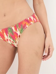 FatFace Natural Lora Paradise Ikat Bikini Bottoms - Image 3 of 3