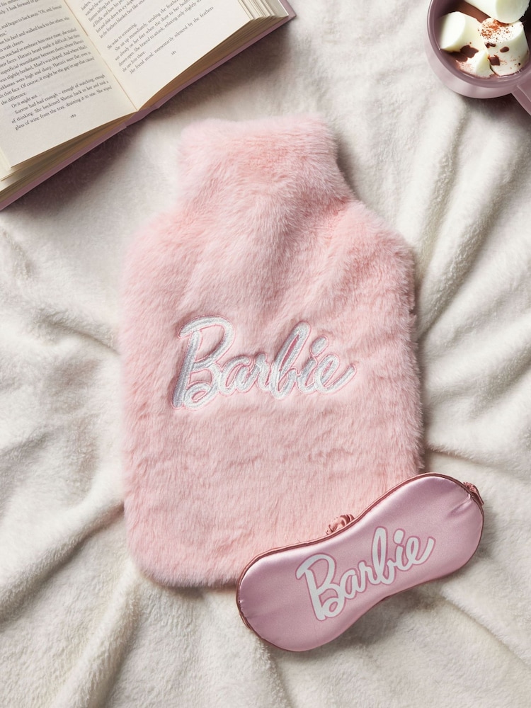 Vanilla Underground Pink Ladies Barbie Fluffy Hot Water Bottle And Eye Mask Set - Image 8 of 8