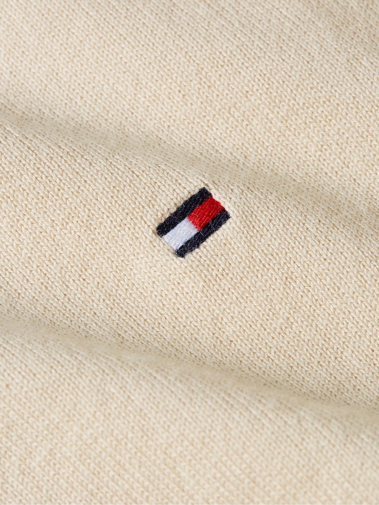 Tommy Hilfiger Brown Cotton Jersey Stitch Boat-Neck Sweater - Image 5 of 5