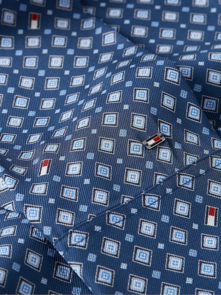 Tommy Hilfiger Blue Regular Fit Foulard Shirt - Image 3 of 3 Tommy Hilfiger Blue Regular Fit Foulard Shirt - Image 3 of 3