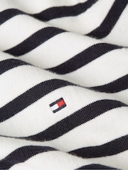Tommy Hilfiger White Cotton Jersey Stitch Boat-Neck Sweater - Image 5 of 5