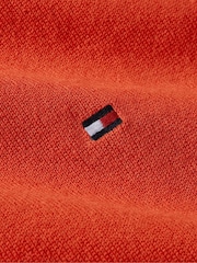Tommy Hilfiger Red Cotton Jersey Stitch Boat-Neck Sweater - Image 5 of 5
