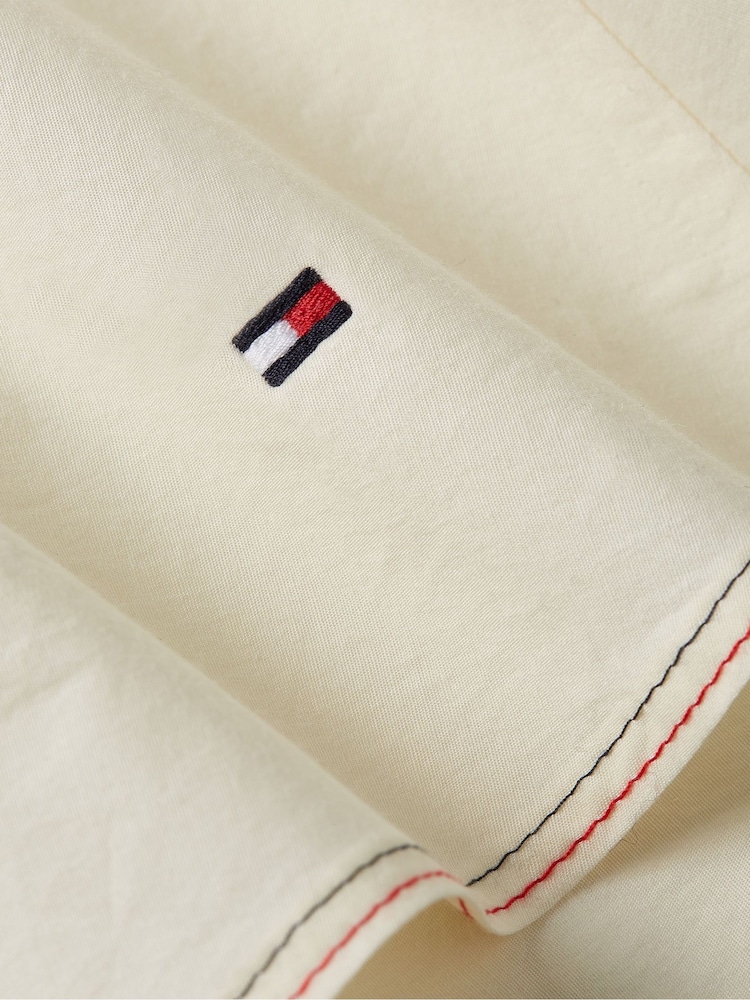 Tommy Hilfiger Yellow Ribbed Global Mix Dress - Image 5 of 5