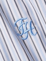 Tommy Hilfiger Blue Regular Fit Stripe Shirt - Image 6 of 6