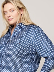 Tommy Hilfiger Blue Regular Fit Foulard Shirt - Image 3 of 5
