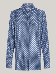 Tommy Hilfiger Blue Regular Fit Foulard Shirt - Image 5 of 5