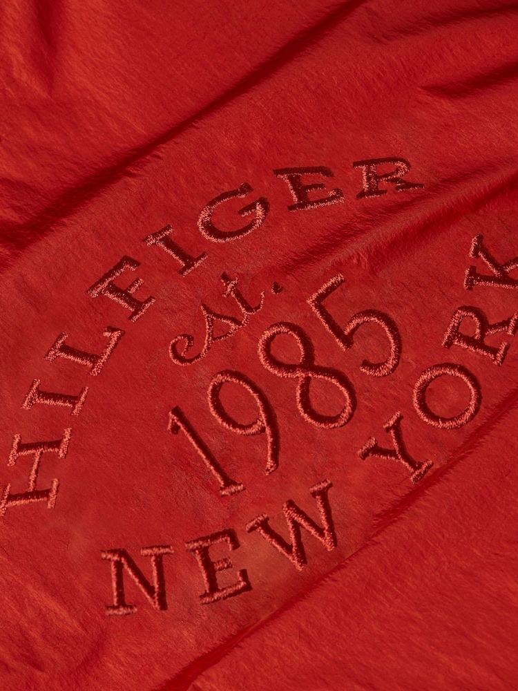 Tommy Hilfiger Red Relaxed Varsity Reversible Bomber Jacket - Image 7 of 7
