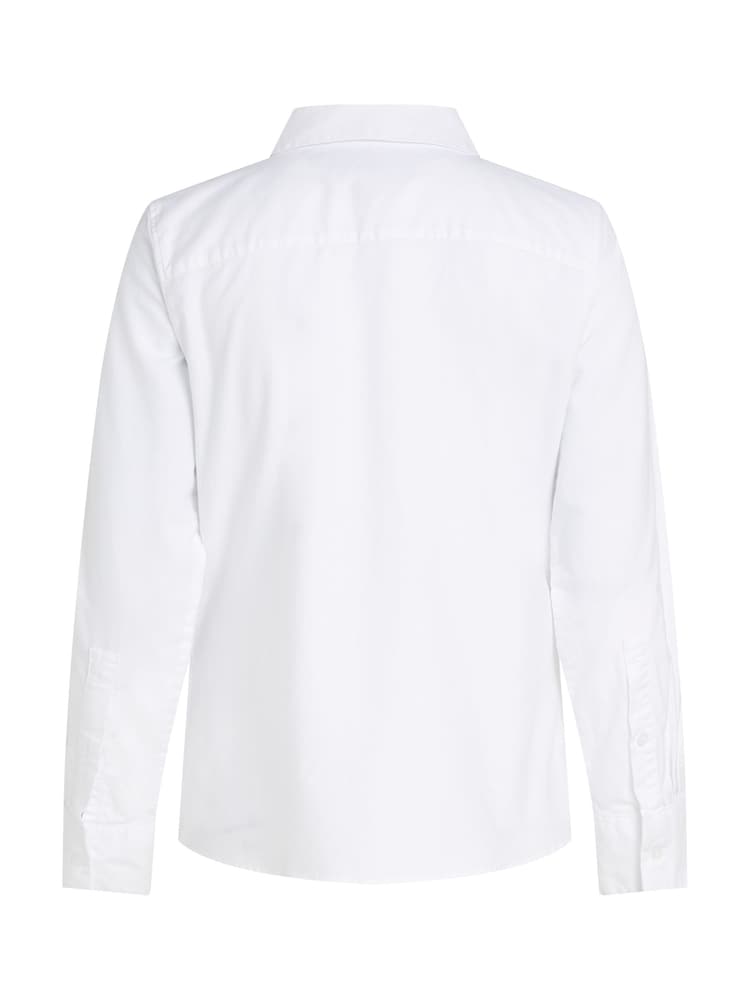 Tommy Hilfiger White Regular Fit Stretch Oxford Shirt - Image 5 of 6