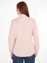 Tommy Hilfiger Pink Regular Fit Stretch Oxford Shirt - Image 2 of 6