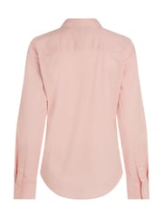Tommy Hilfiger Pink Regular Fit Stretch Oxford Shirt - Image 5 of 6