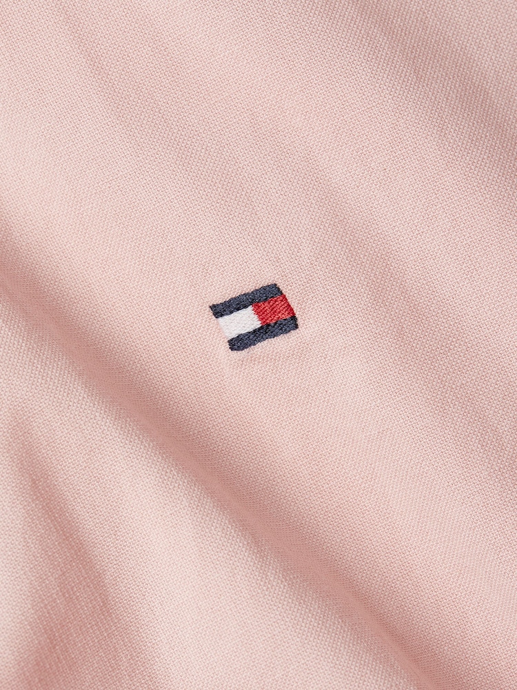Tommy Hilfiger Pink Regular Fit Stretch Oxford Shirt - Image 6 of 6