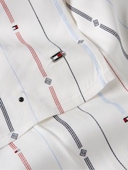 Tommy Hilfiger White Foulard V-Neck Blouse - Image 5 of 5