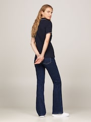 Tommy Hilfiger Blue Slim Fit Polo Shirt - Image 2 of 6