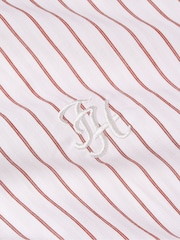 Tommy Hilfiger White Regular Fit Stripe Knee-Length Shirt Dress - Image 7 of 7