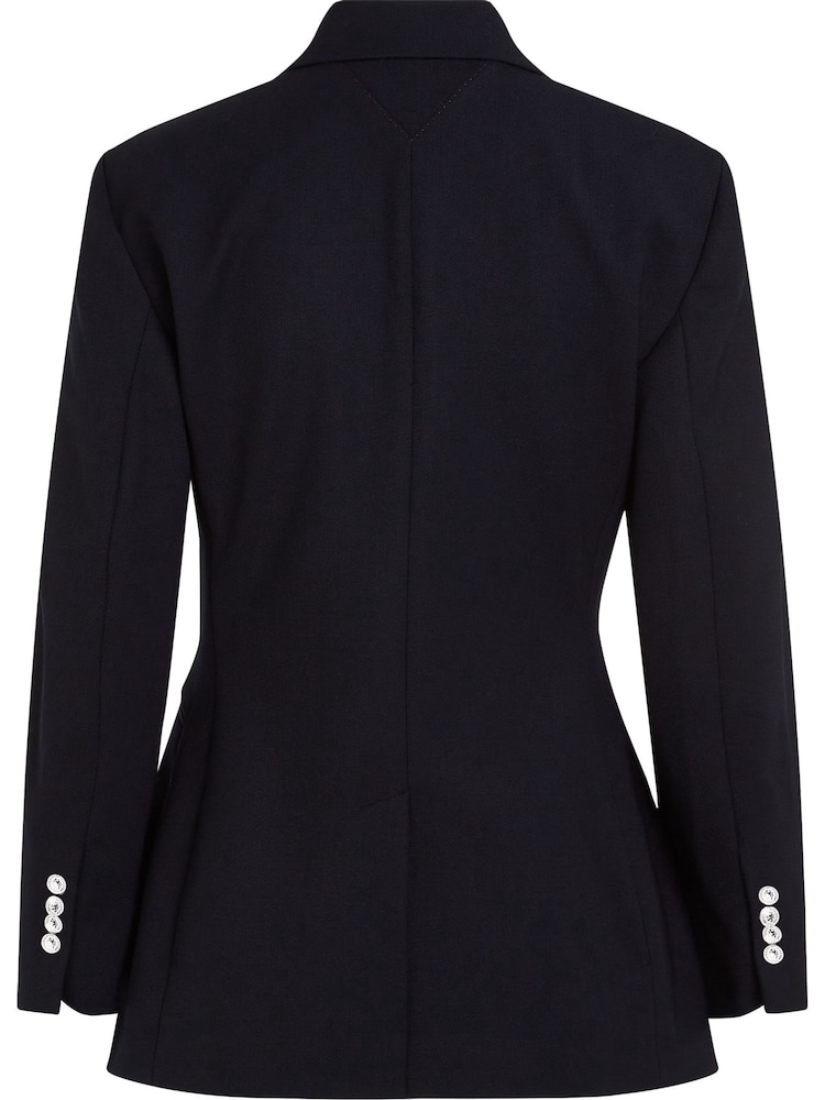 Tommy Hilfiger Blue Statement Fitted Blazer - Image 2 of 3