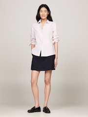 Tommy Hilfiger White Regular Fit Stripe Shirt - Image 1 of 6