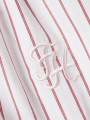 Tommy Hilfiger White Regular Fit Stripe Shirt - Image 6 of 6