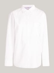 Tommy Hilfiger White Easy Fit Stitch Shirt - Image 5 of 5