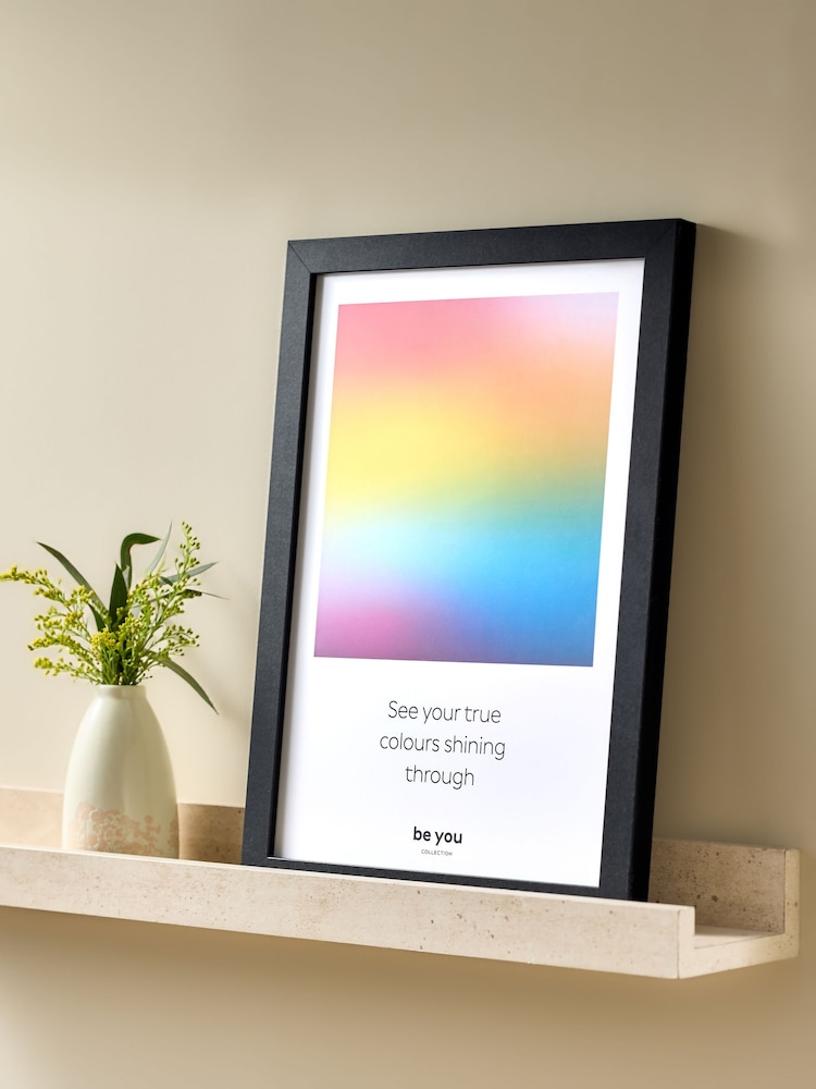 Personalised Be You With Pride Framed Print by PMC - Image 1 of 4